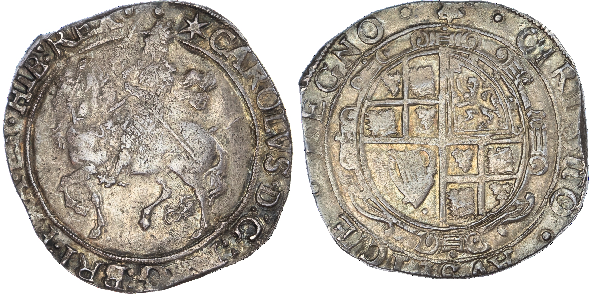 Charles I (1625 ‑1649), AR Halfcrown, 14.55gm., Tower Mint