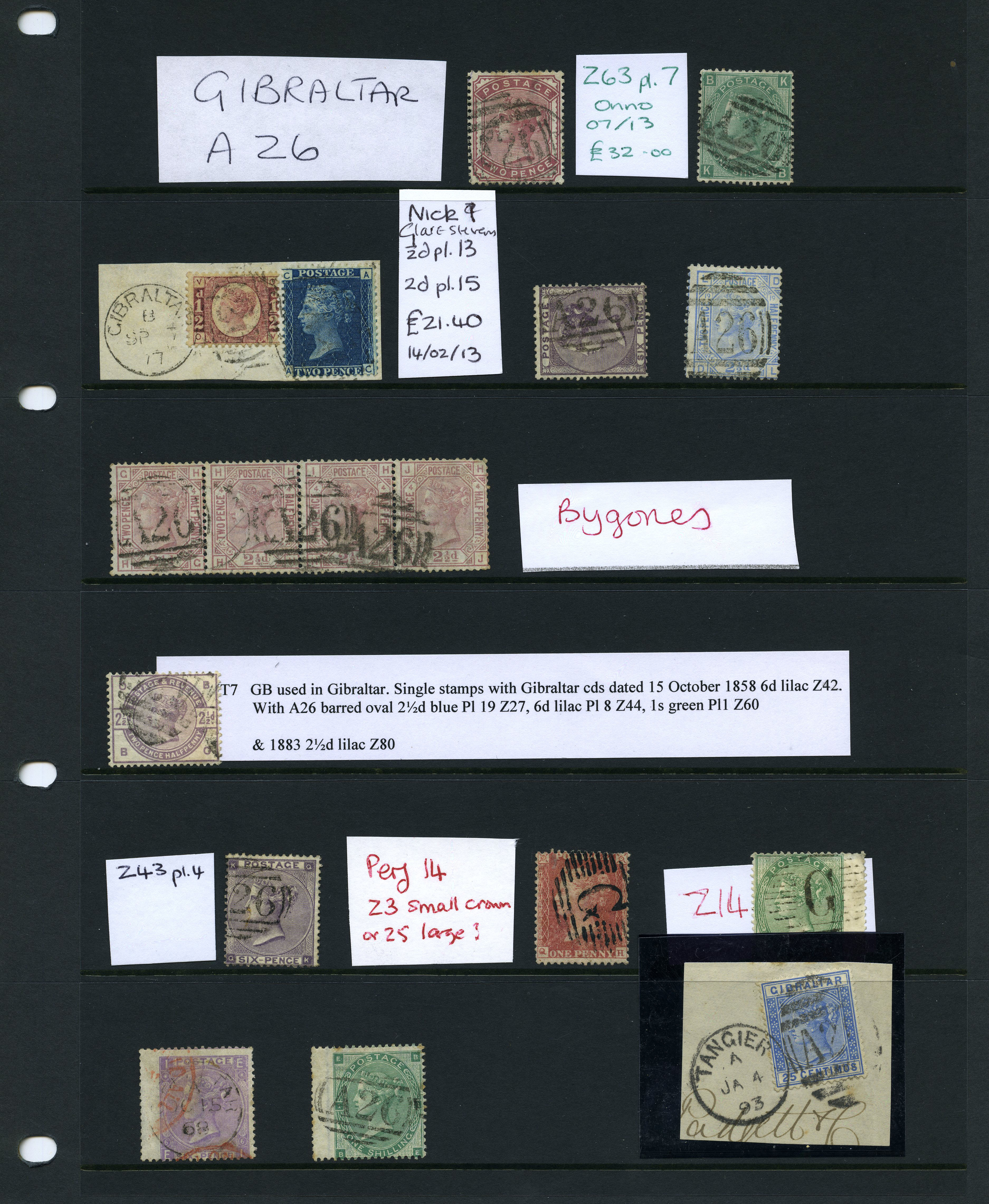 GREAT BRITAIN USED IN: QV selection arranged...