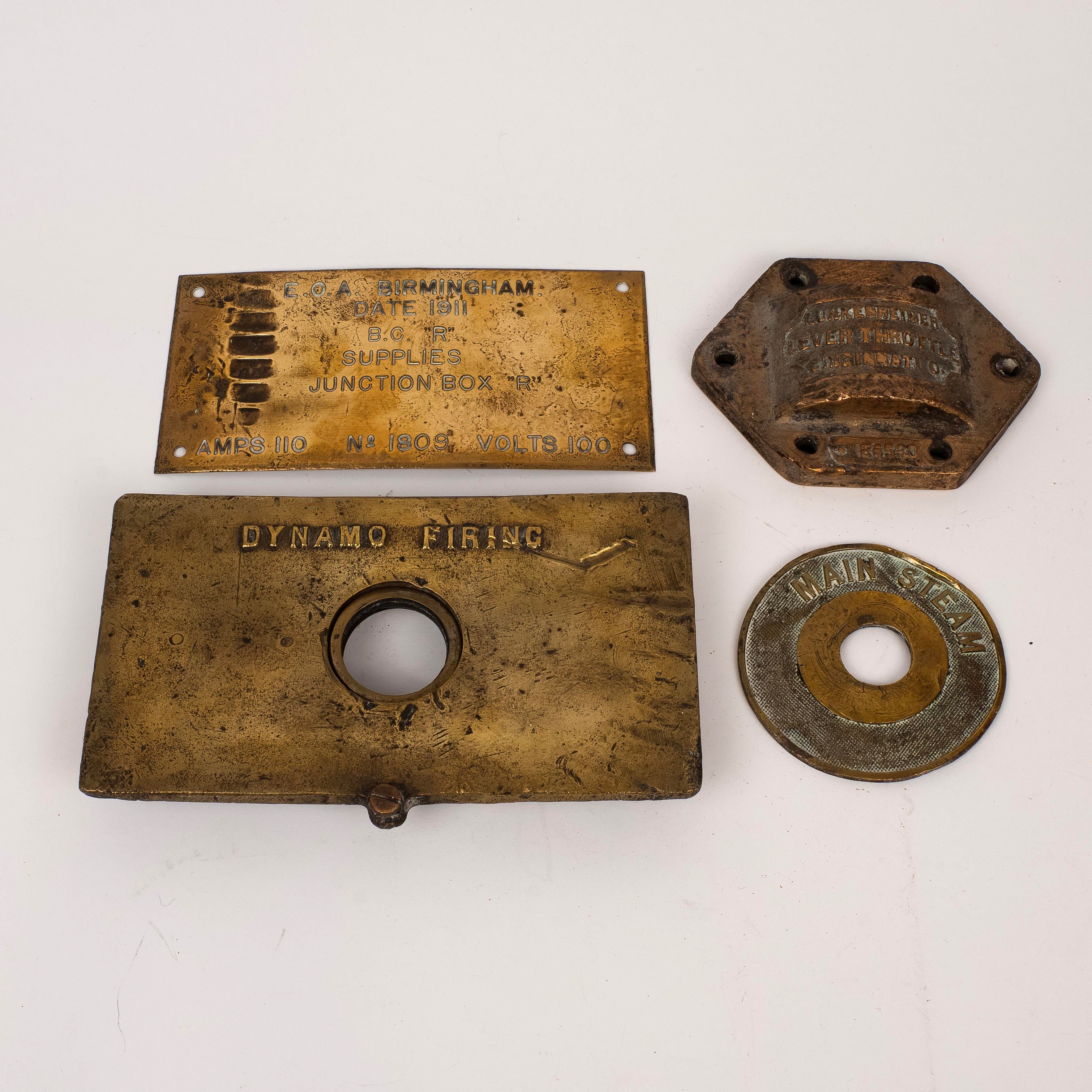 Items recovered from H.M.S. Falmouth, sunk 1916