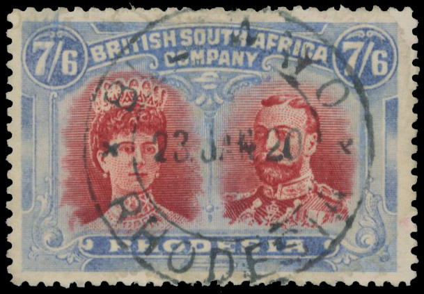 BULAWAYO DC 23 JAN 20 on 7/6d