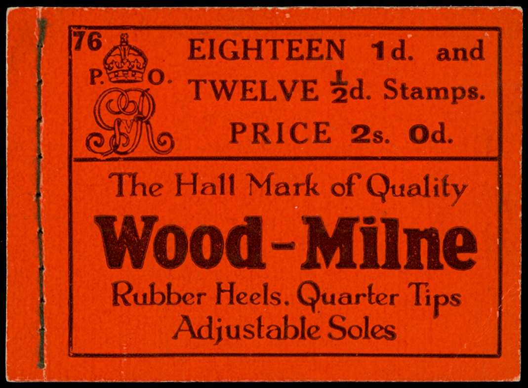 1917 2/- (Edition #76) with perfs mixed,...
