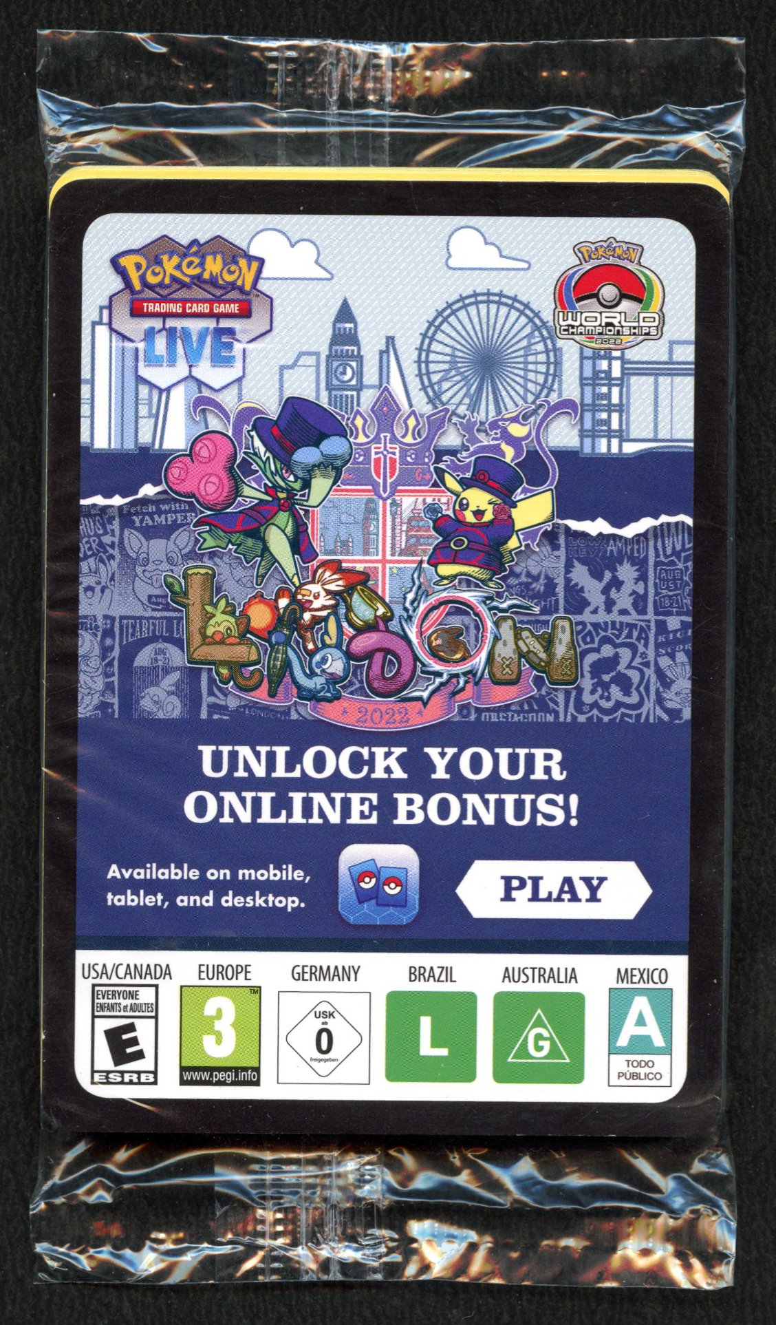 Pokémon World Championship 2022 Competitor Promo Pack - Champions Festival