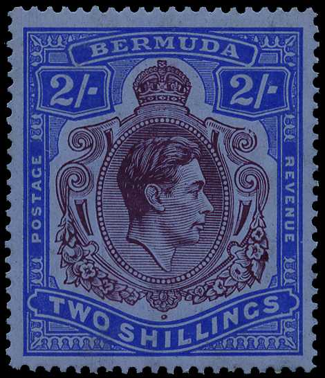 1941 (May) 2/- line perf with the major HPF...