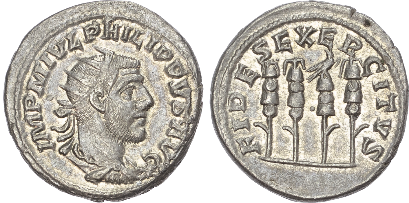 Philip I (AD 244-249) AR Antoninianus, Antioch, AD 248-249, 5.27g. 