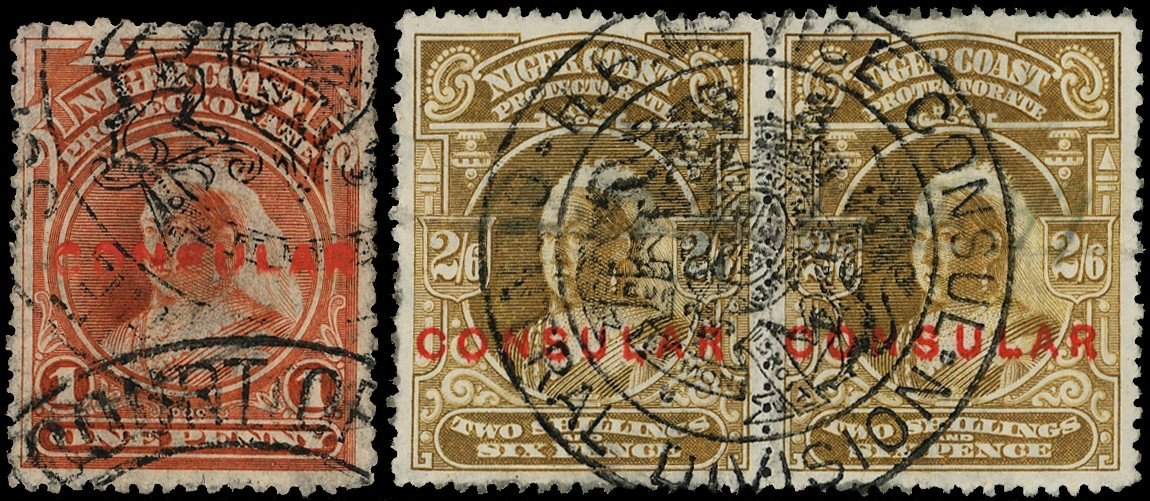 Consular Service: 1898 ½d to 10s group of...