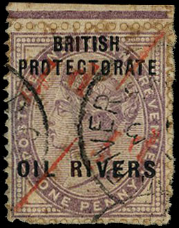 Niger Coast SG 7a used