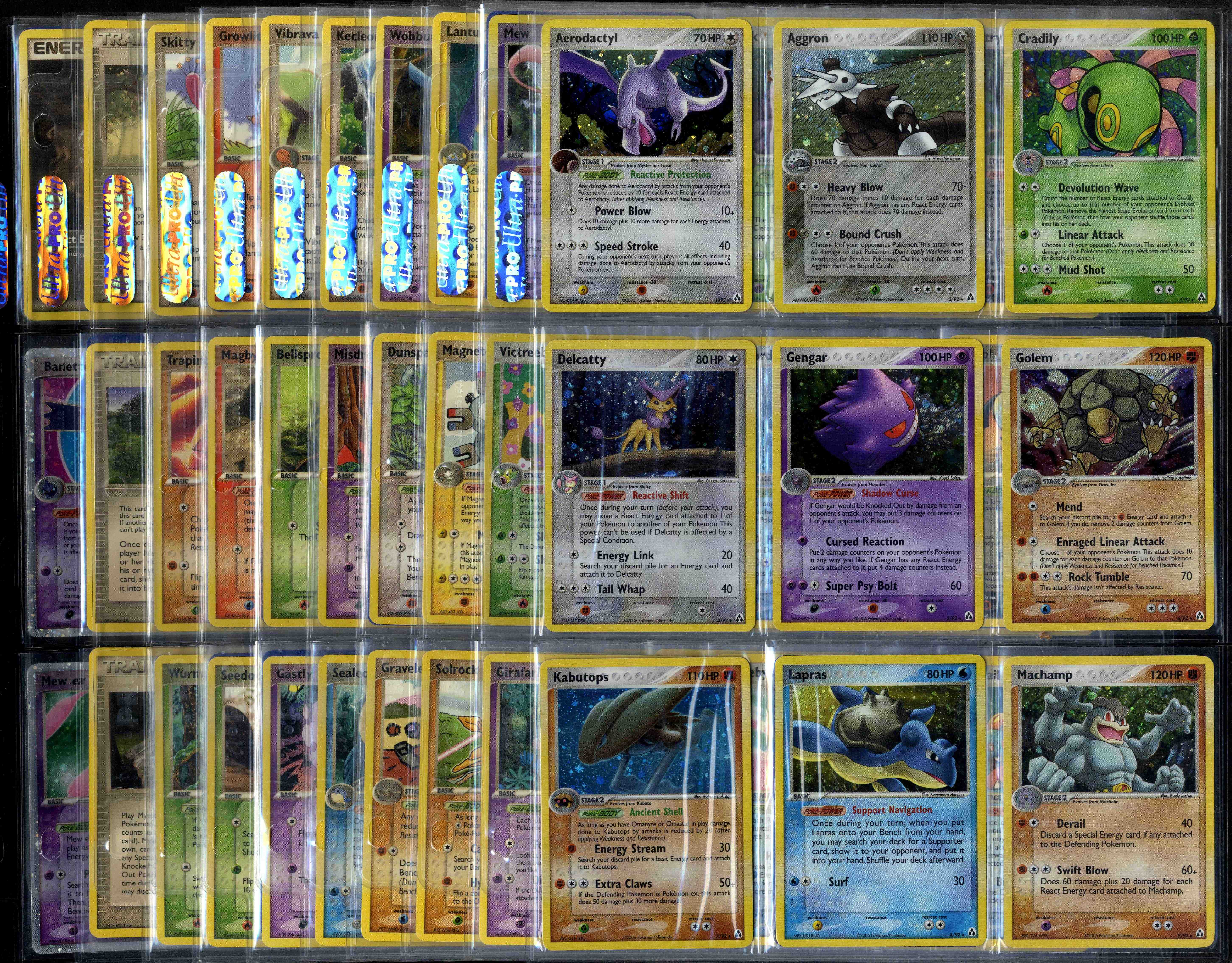 EX Legend Maker Complete Set - 93/92 - Gold Stars & EX + Reverse Holos