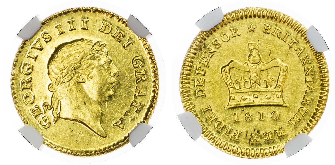George III (1760‑1820), Third‑Guinea, 1810,