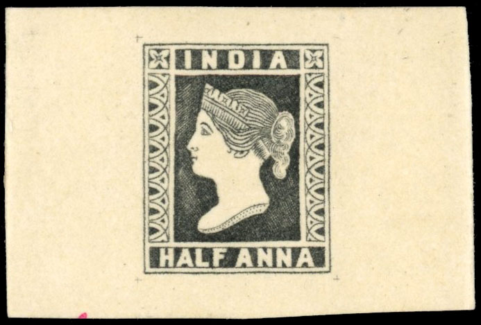 India 1890 essay with Crosses in upper corners