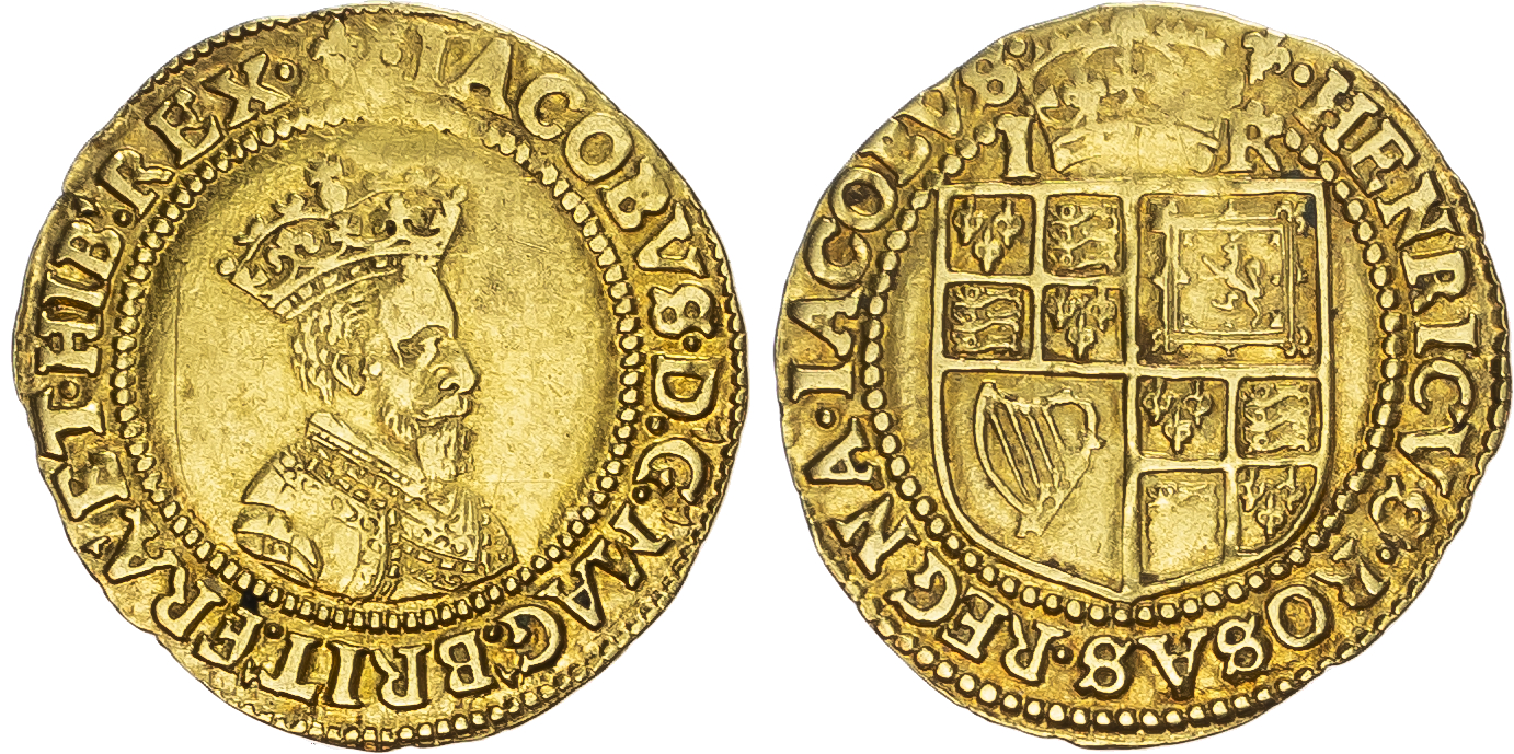 James I (1603-25), Second Coinage, 'Crown Gold' Issue, Gold Britain Crown