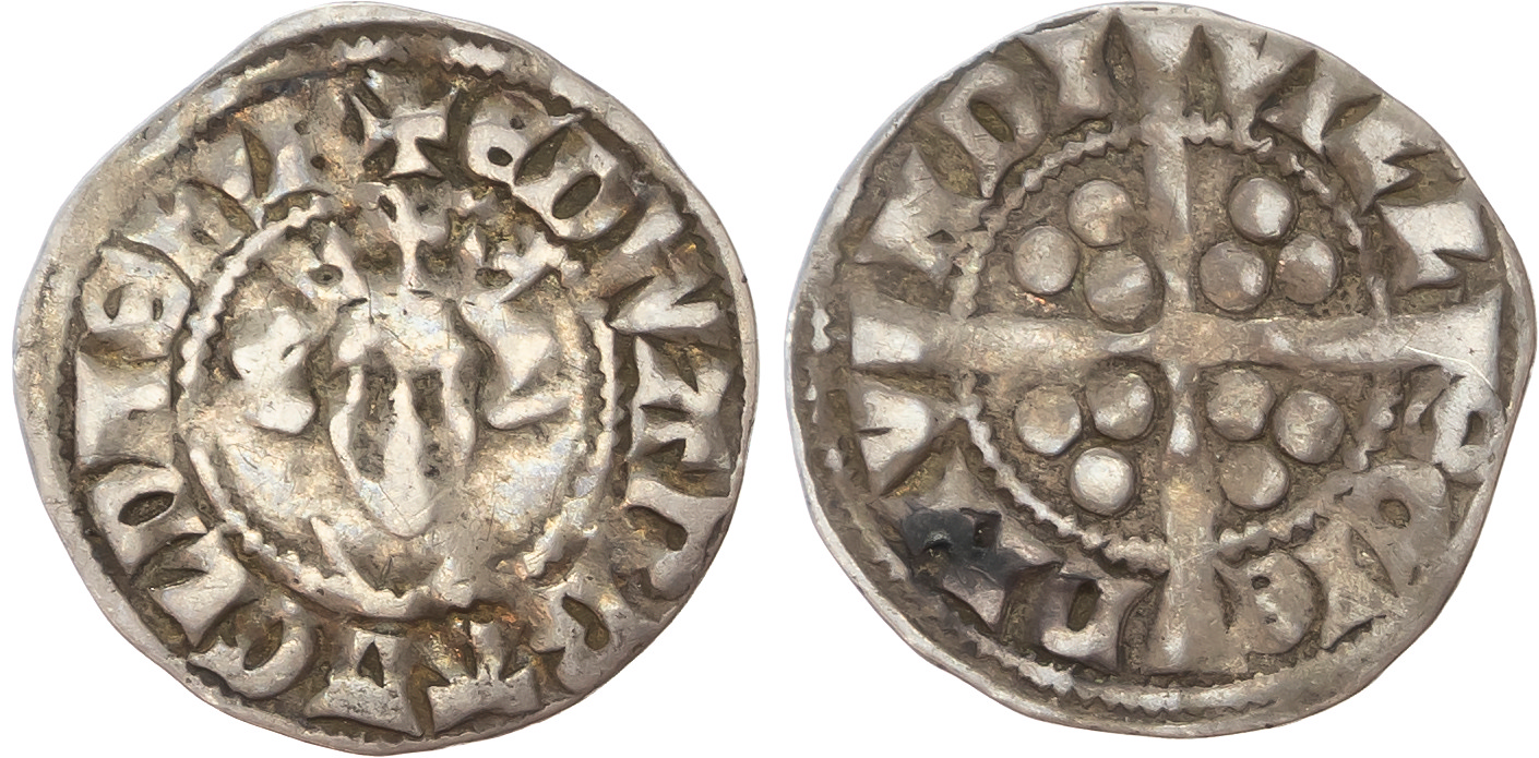 Edward I, (1272-1307), AR Penny, Bury St. Edmunds mint, Class 10ab5.