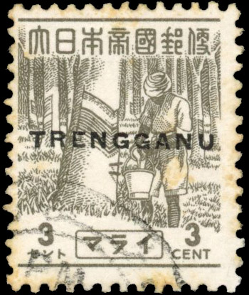 Thai Occupation of Trengganu SG TT21 Pictorial 3c used