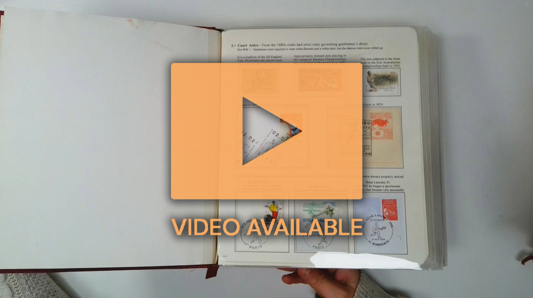 All World QV-QEII tennis thematic exhibition collection