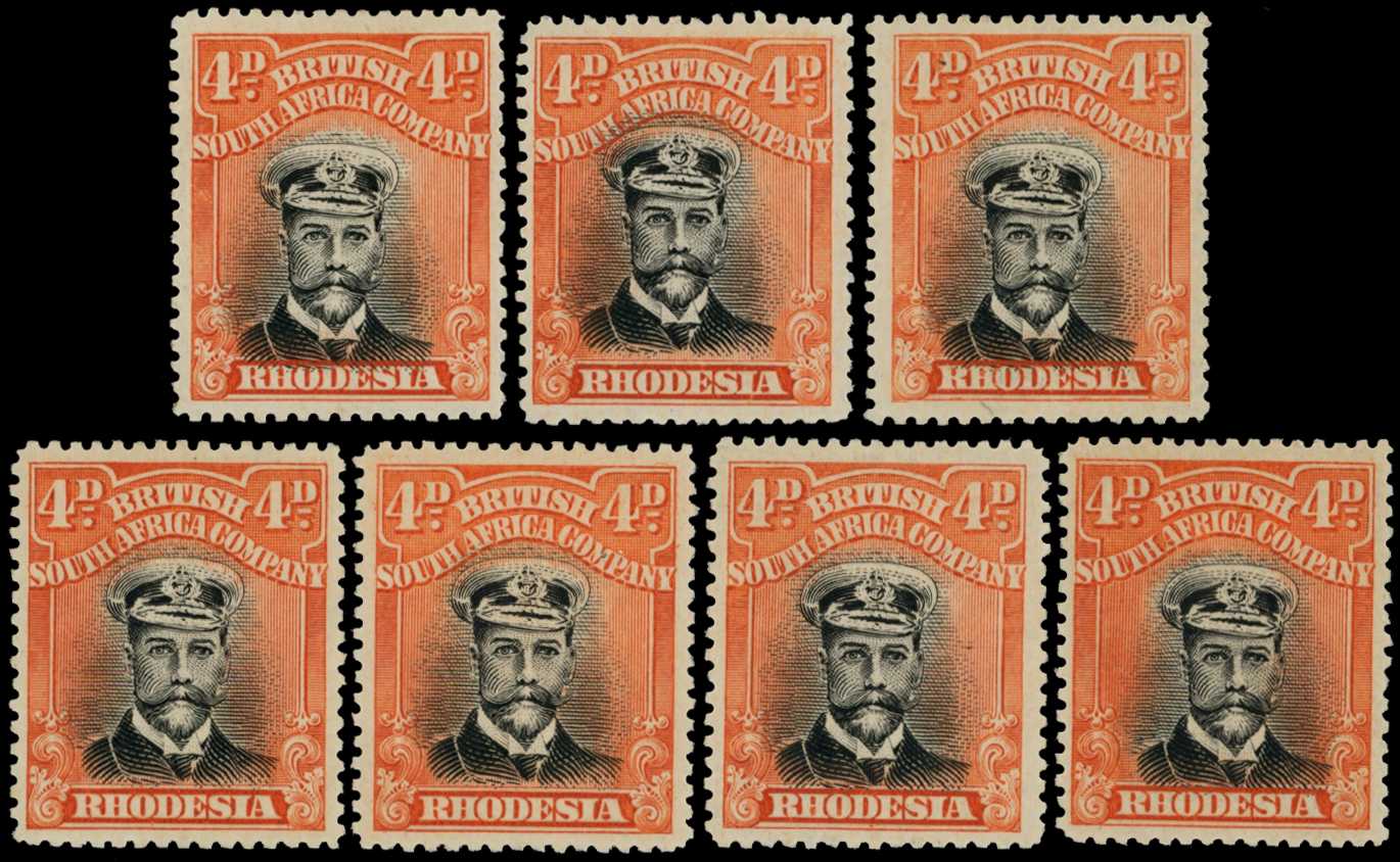 1922-3 4d Head Die IIIB, white paper, perf...