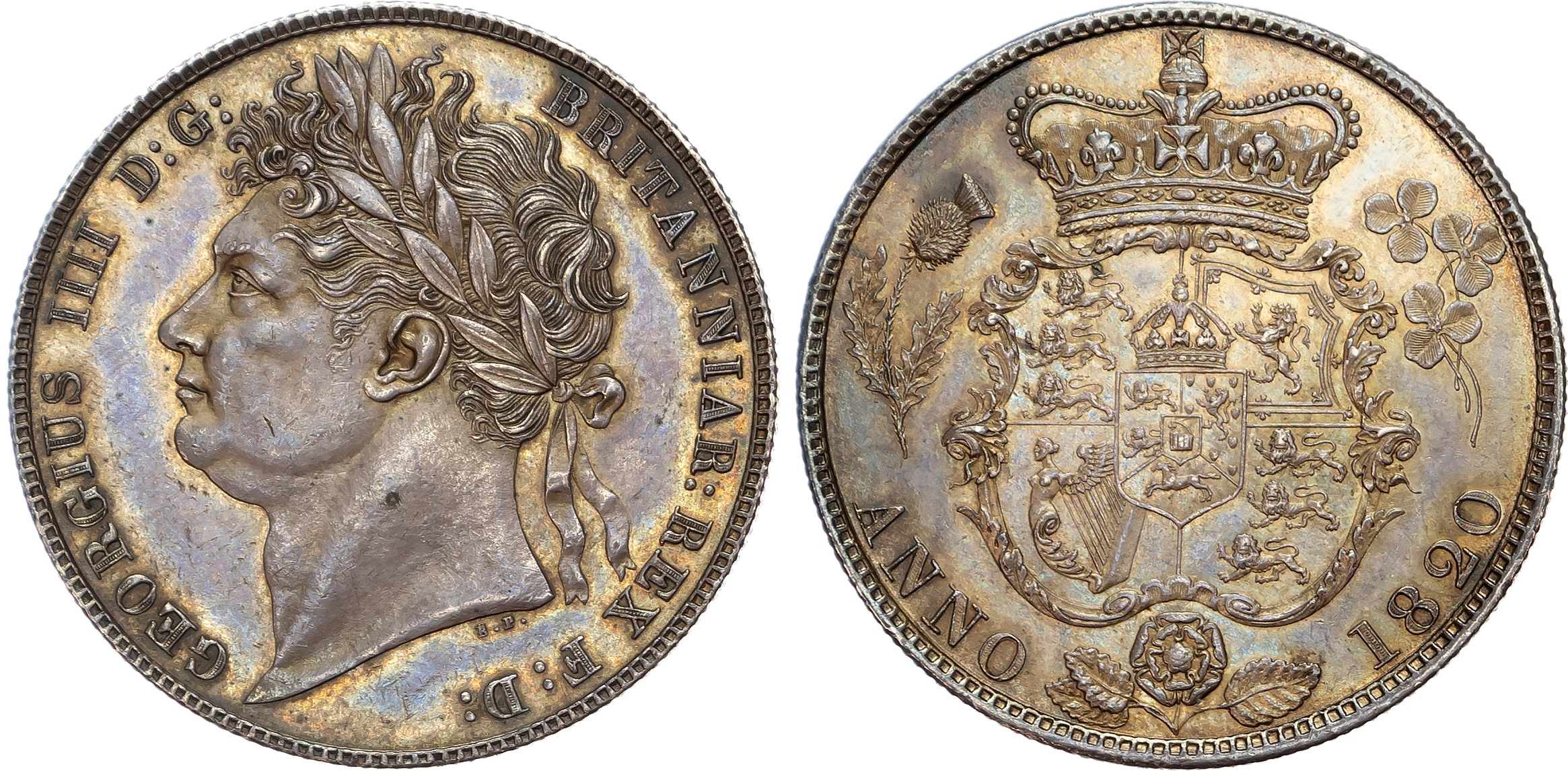 George IV (1820-30), Halfcrown, 1820, laureate head