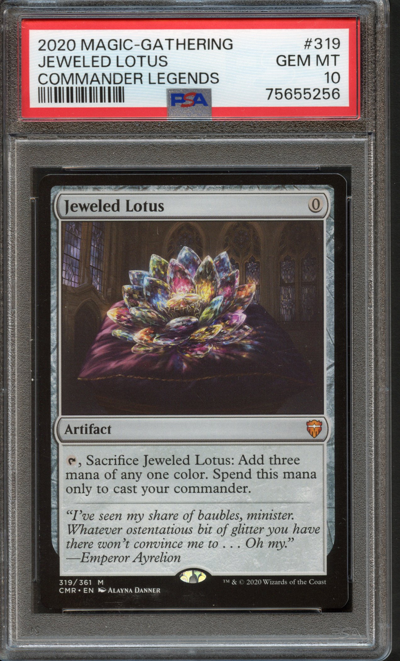 PSA 10 Jeweled Lotus - Commander Legends