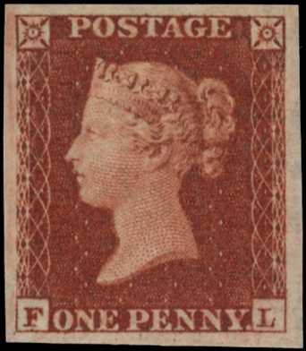 1841 1d red-brown Plate 172 (FL) imprimatur...