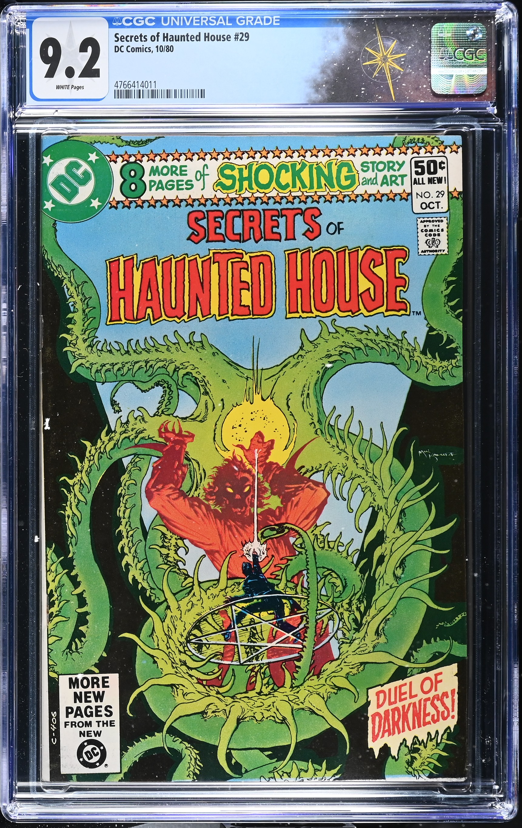 Secrets of Haunted House #29 CGC 9.2 Cover by Mike Kaluta (DC Comics, 1980) White Pages
