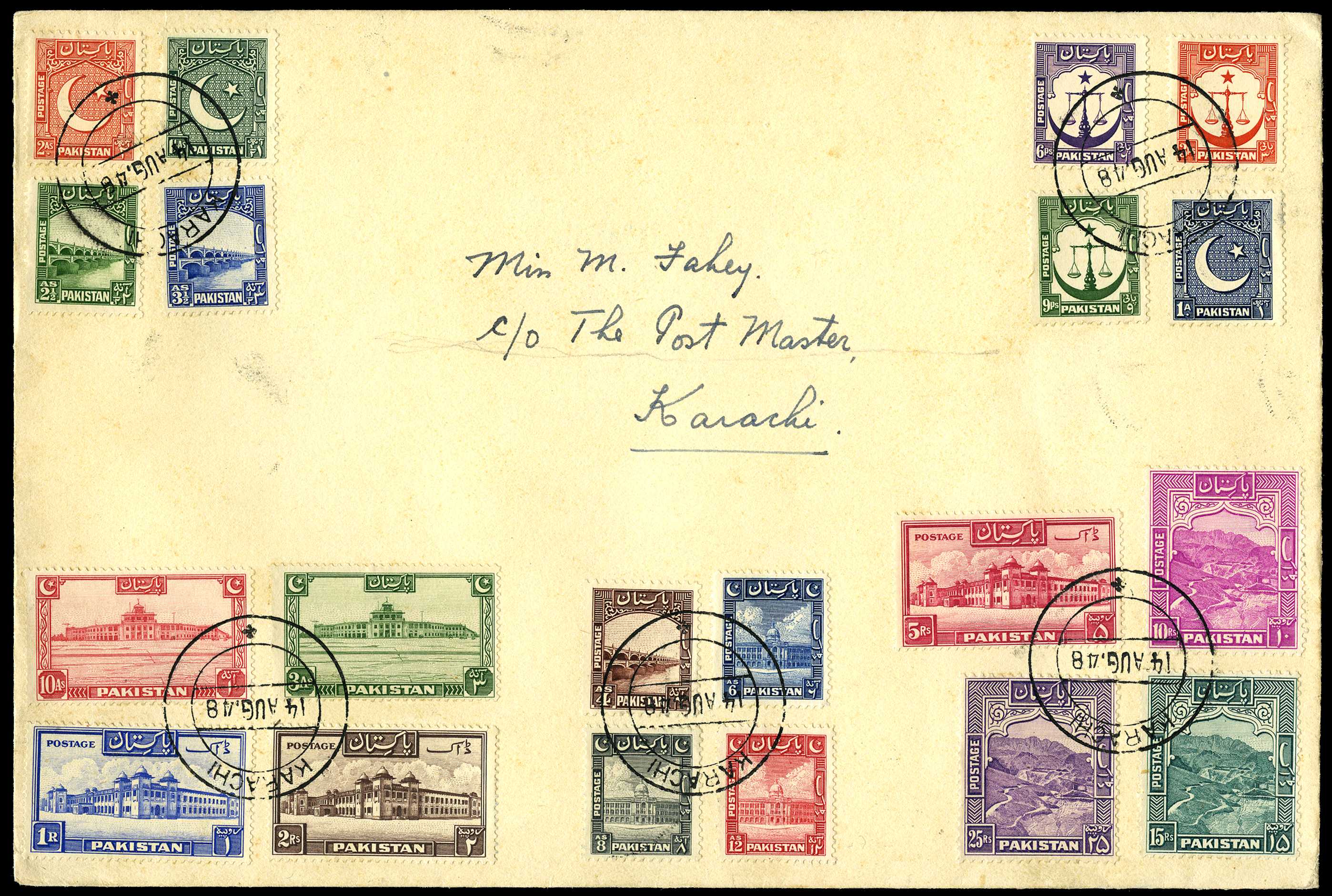 1947-60 Postal history selection including...