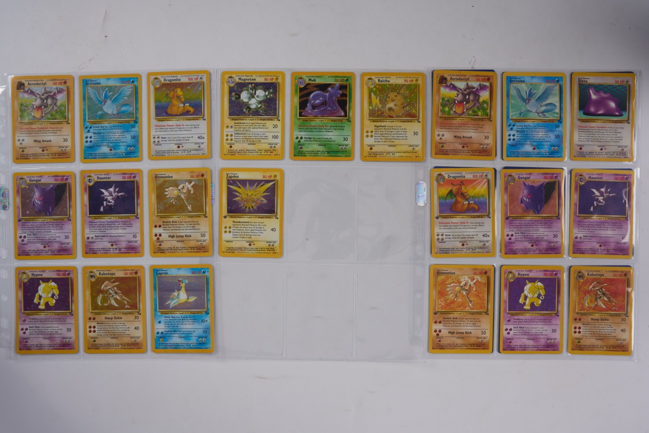 Fossil Partially Complete Set (Unlimited/1st Edition) - 60/62