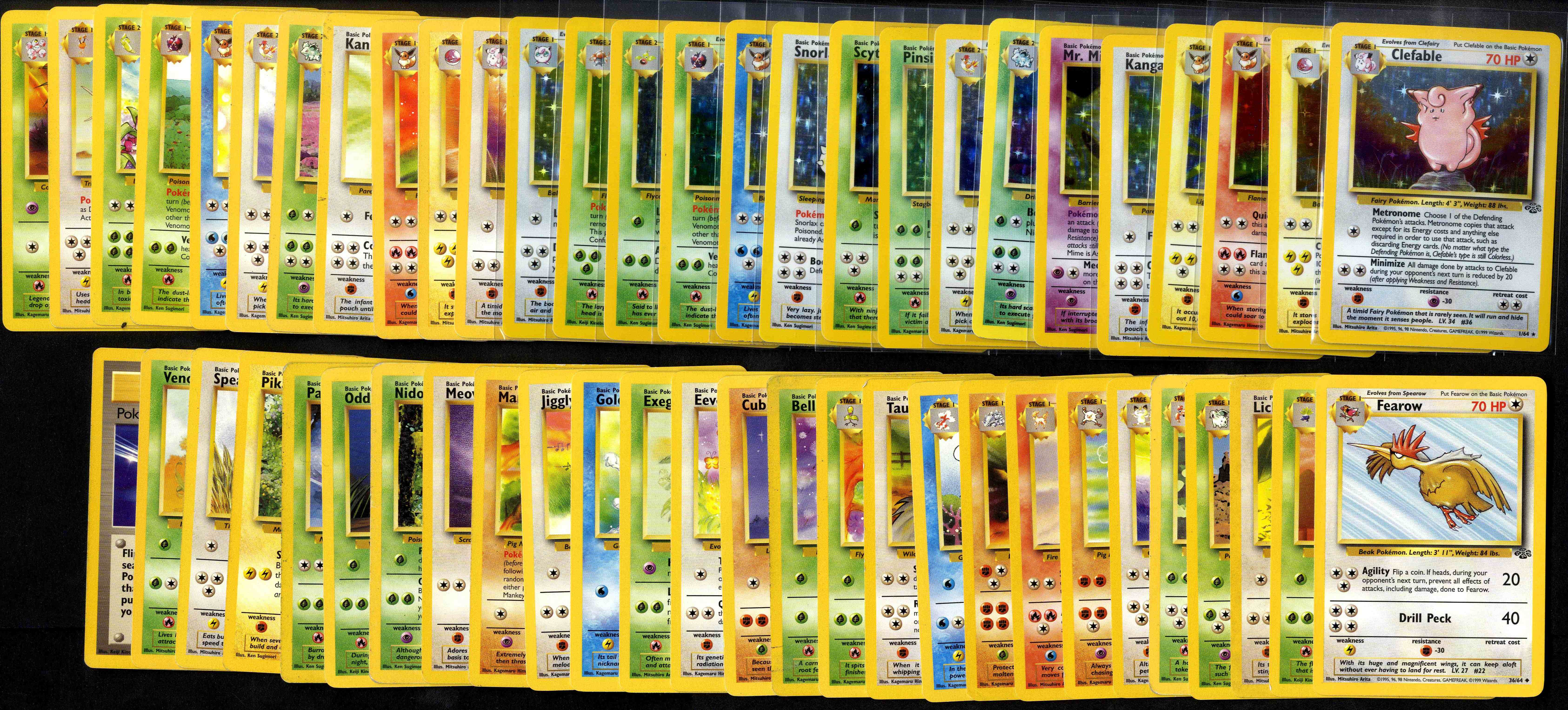 Jungle (1999) – Partial Complete Set – 54/64