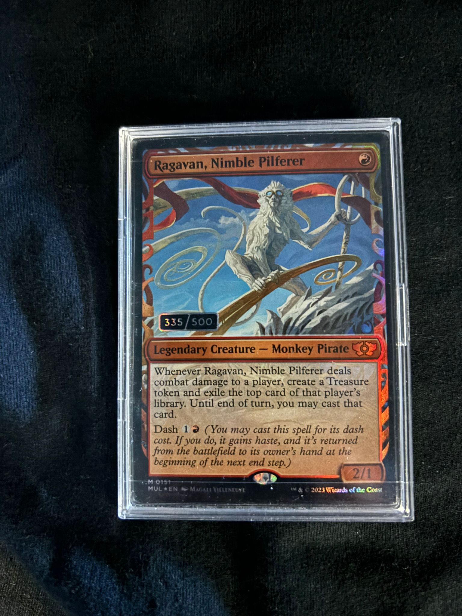 Magic The Gathering - Ragavan, Nimble Pilferer 335/500 Serialized Card
