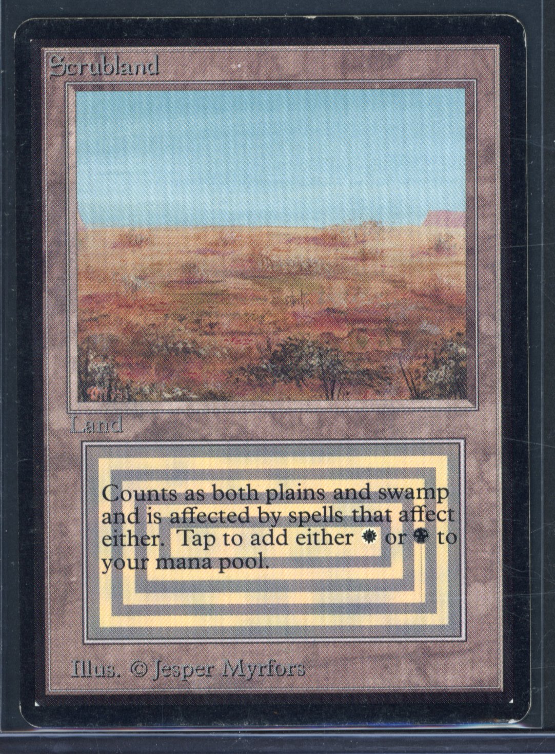 Magic The Gathering - Scrubland - BETA - MOD Play/Good 