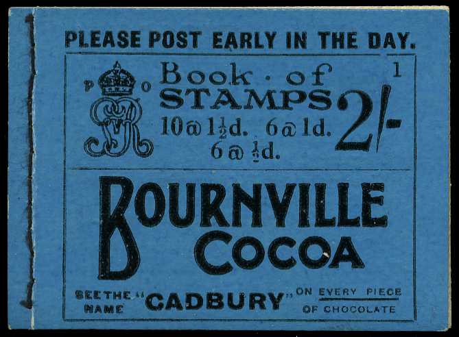 1924 (February) 2/- booklet (#1), new...