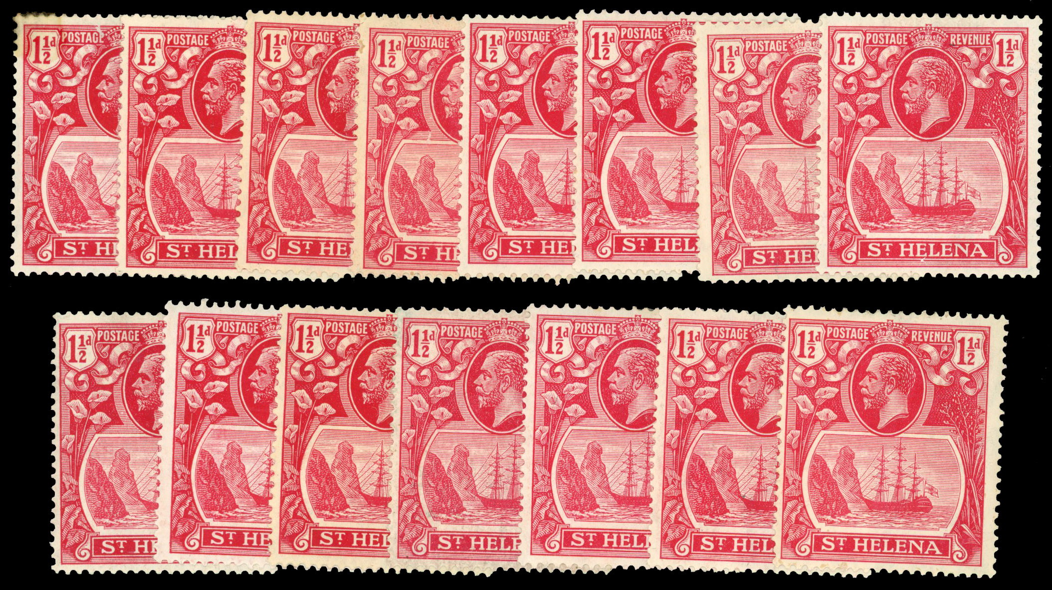 St Helena SG 99e group mint