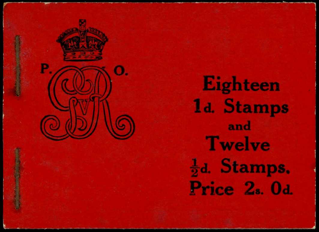 1911 2/- booklet, mostly good perfs with...
