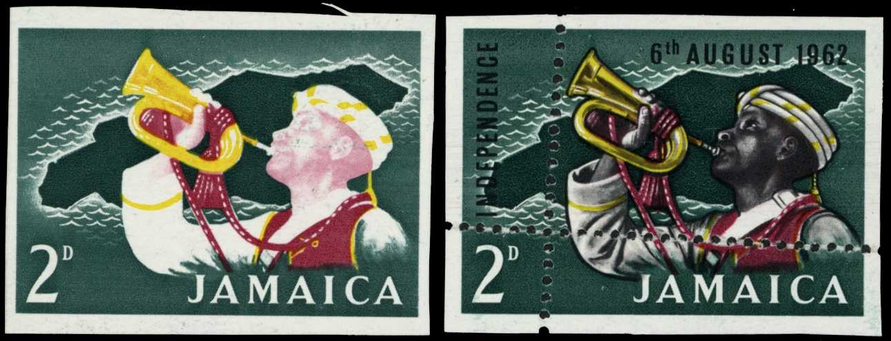 1962-63 striking flaws on 2d Independence...