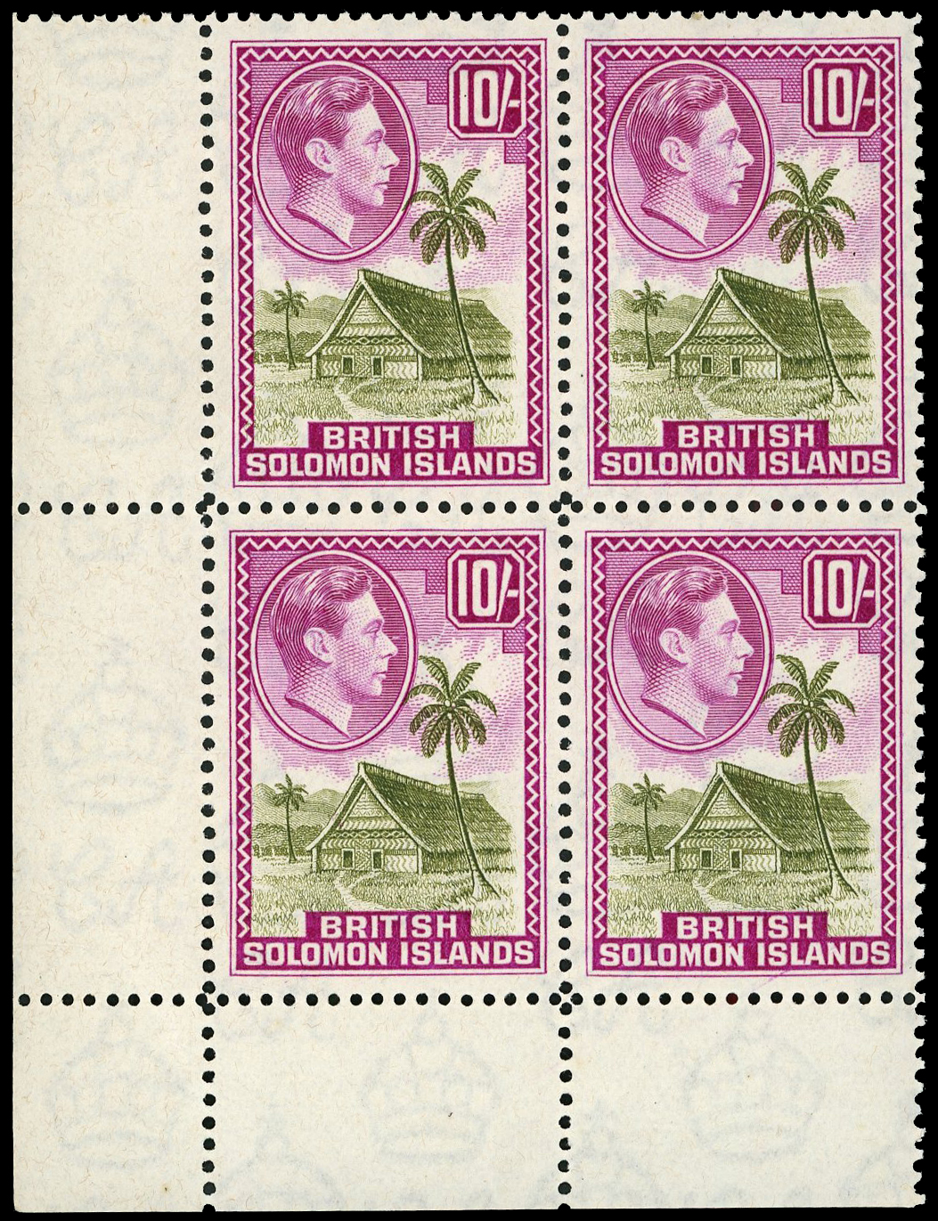 Solomon Islands SG 60-72 blocks mint