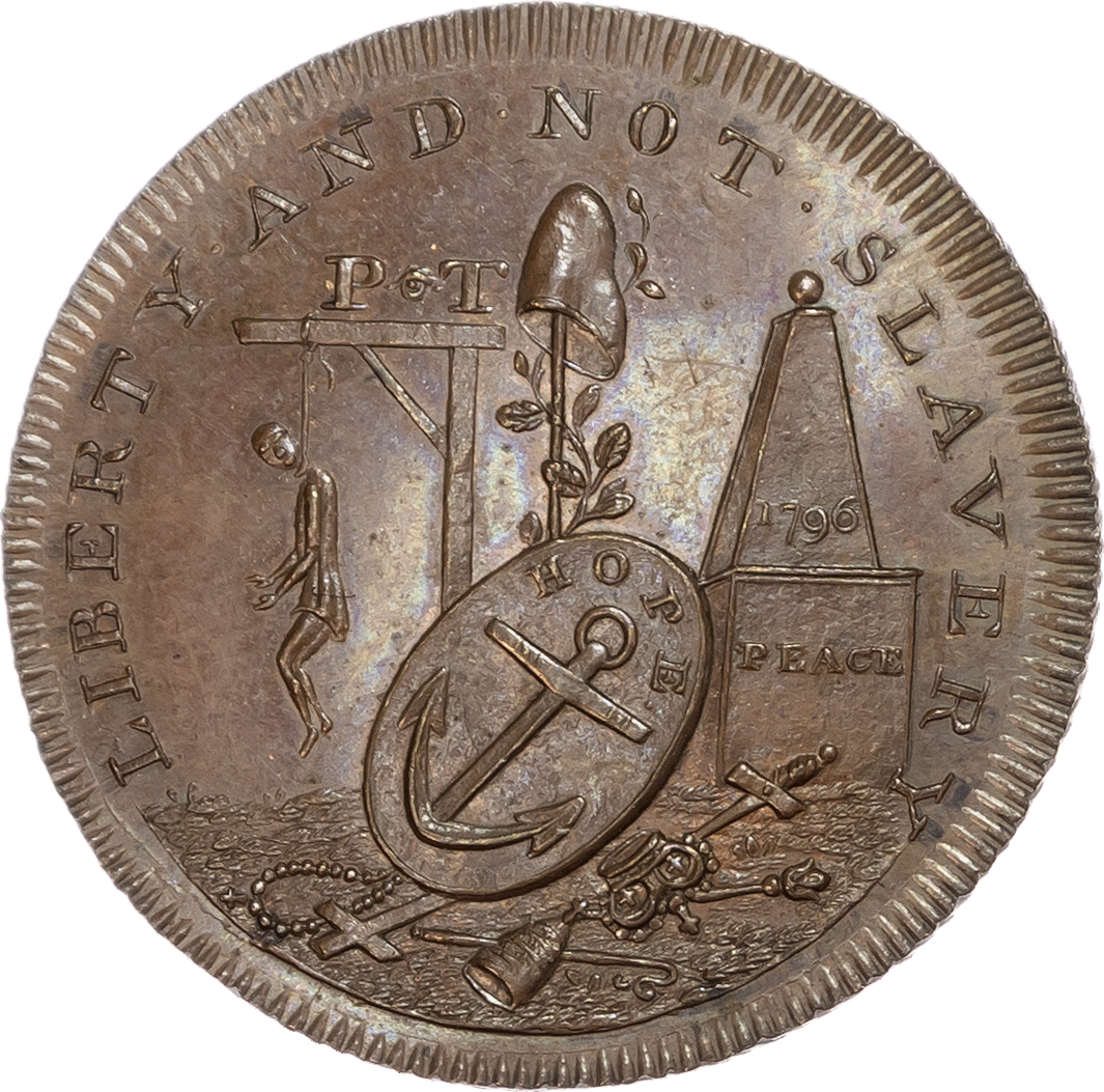 London – Piccadilly, London Corresponding Soc. Halfpenny 1796