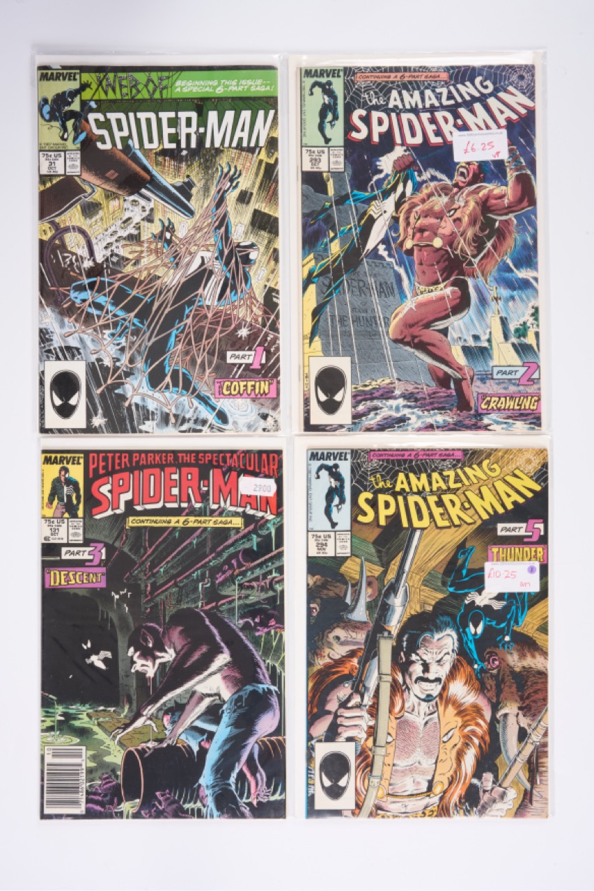 Spider-Man Kraven's Last Hunt with Spectacular Spider-Man (Marvel Comics, 1974-2018) Bundle of 11