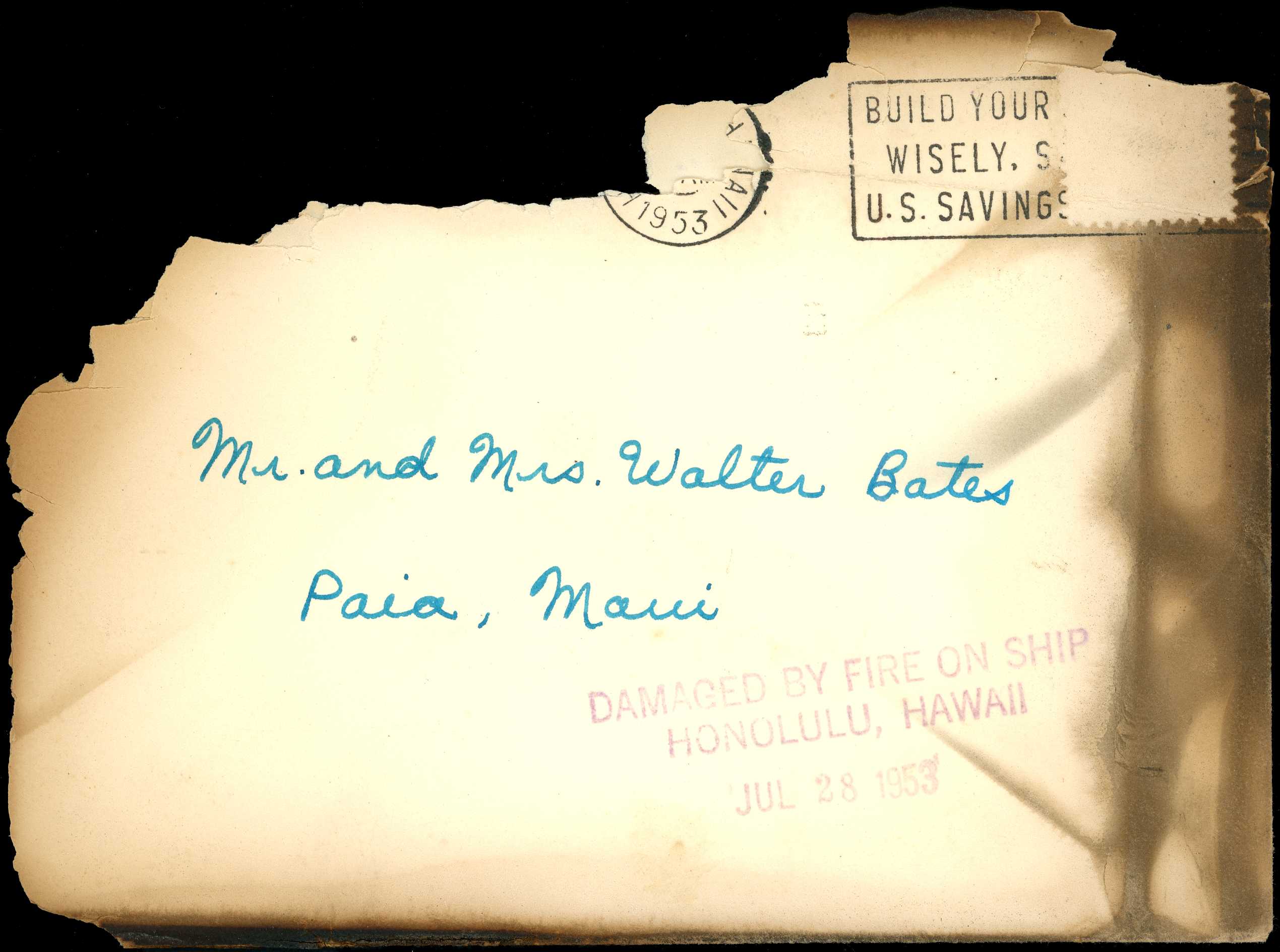 USA: 1953 cover to Honolulu, Hawaii...