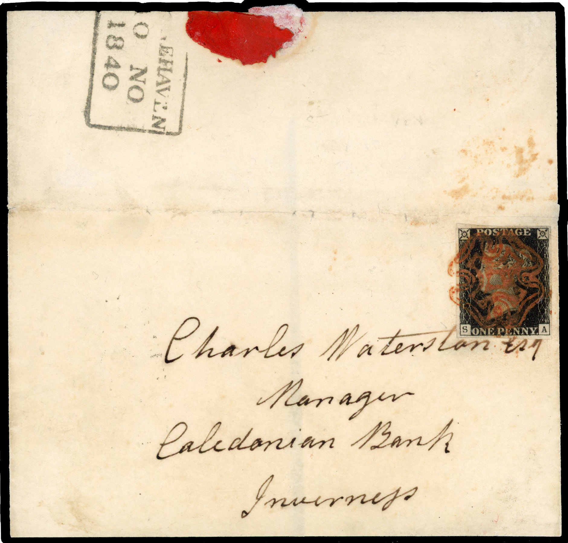 1d black on part wrapper with Stonehaven distinctive MC 