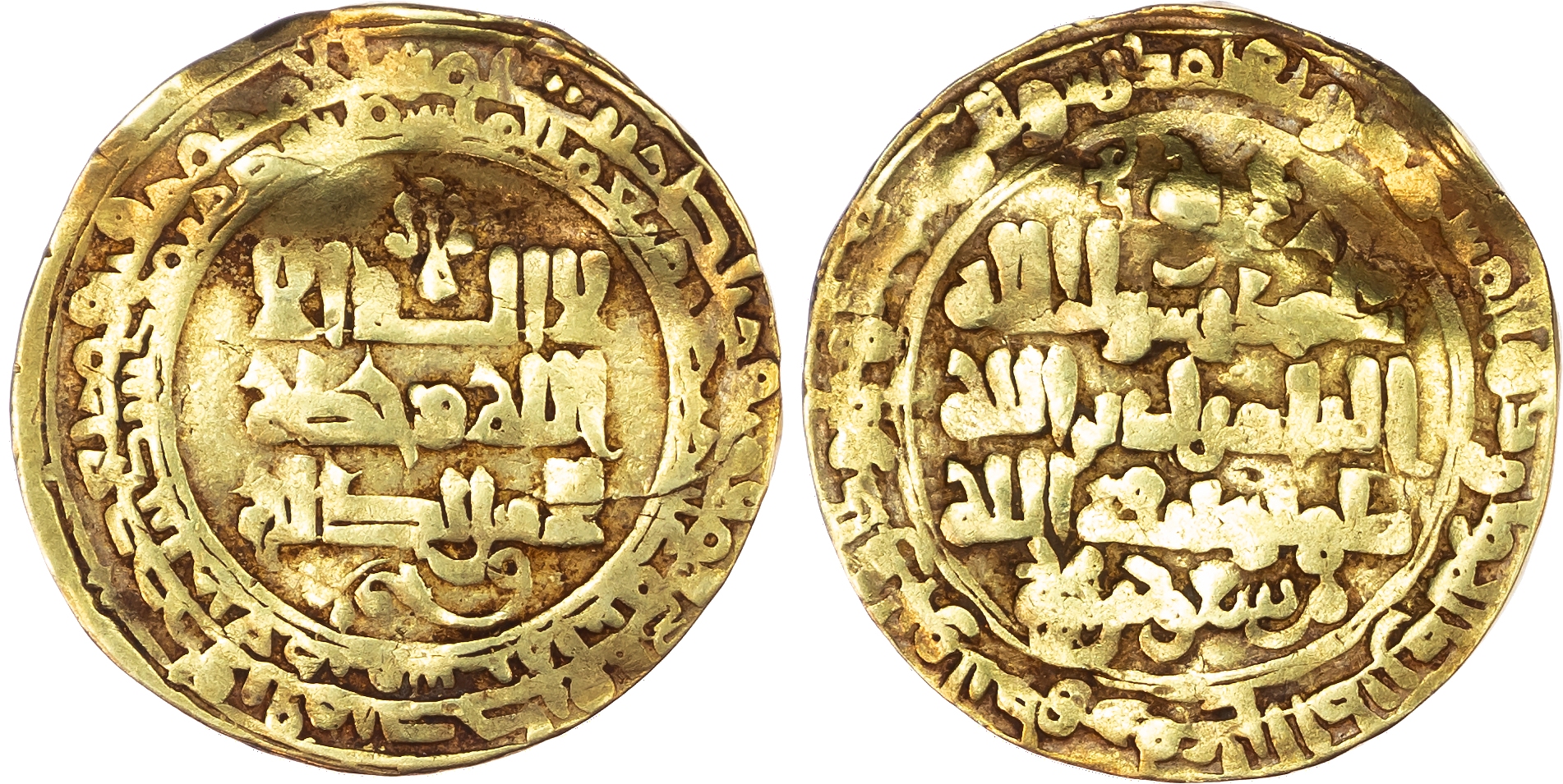 Ghaznavid, Mas’ud I (AH 421‑432 / 1031–1041 AD), gold Dinar, AH 422 / 1031 AD, Ghazna