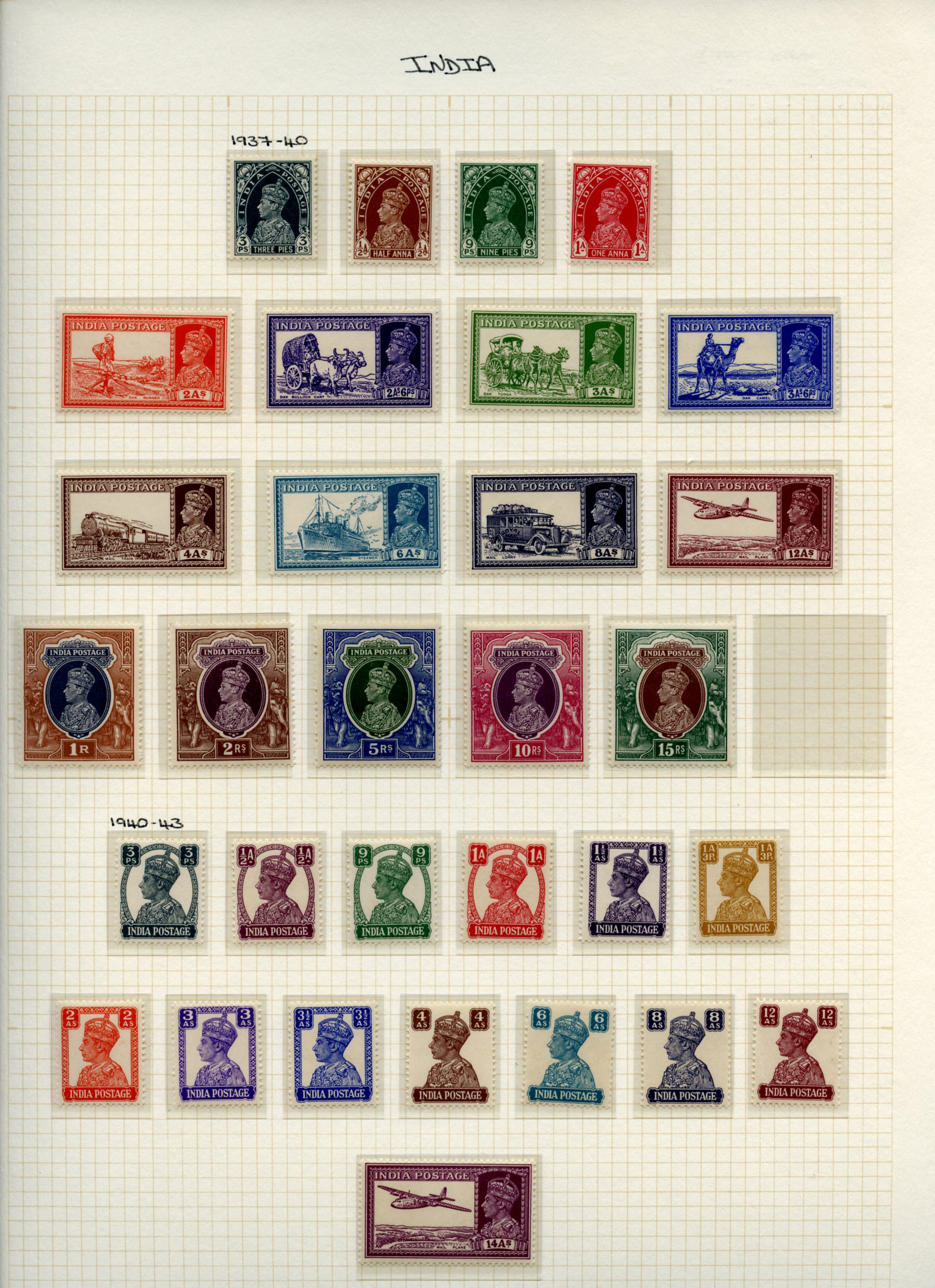 1937-52 near complete mint (largely...