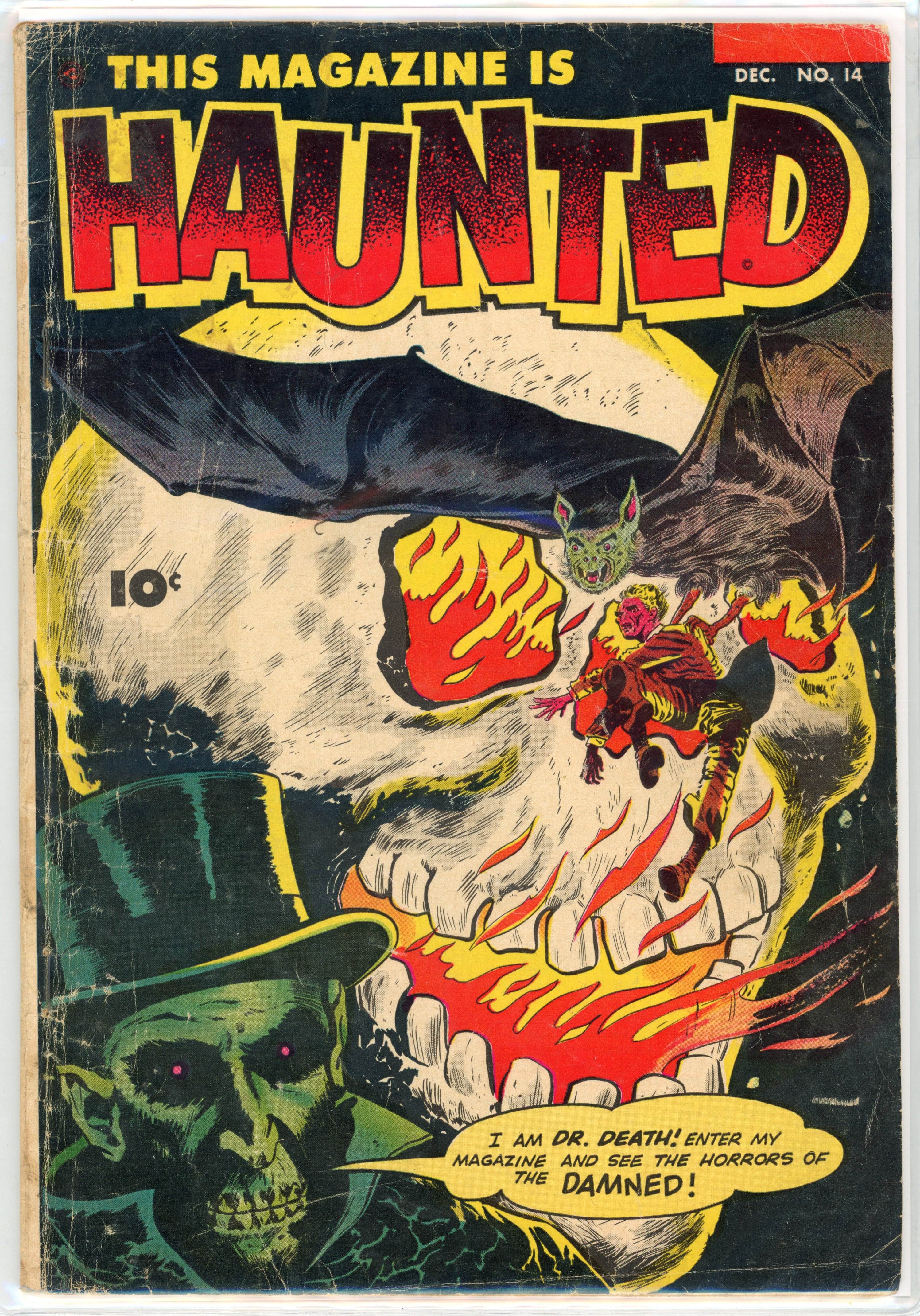 †This Magazine Is Haunted #14 (Fawcett Publications, 1953) CGC 0.5