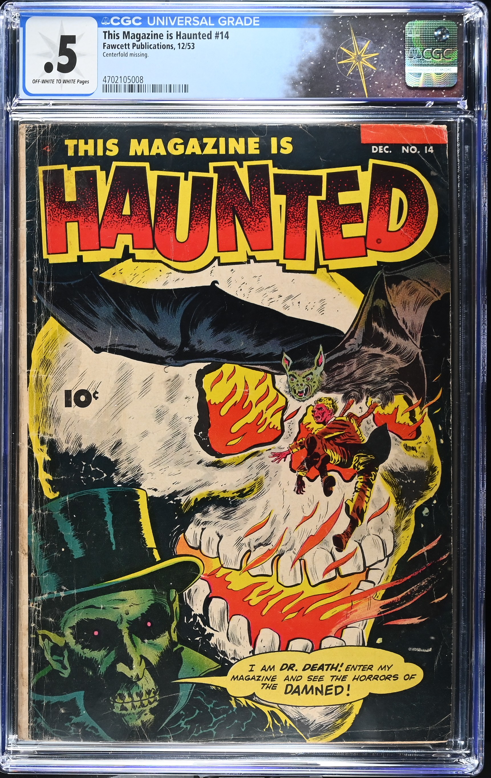 This Magazine Is Haunted #14 (Fawcett Publications, 1953) CGC 0.5
