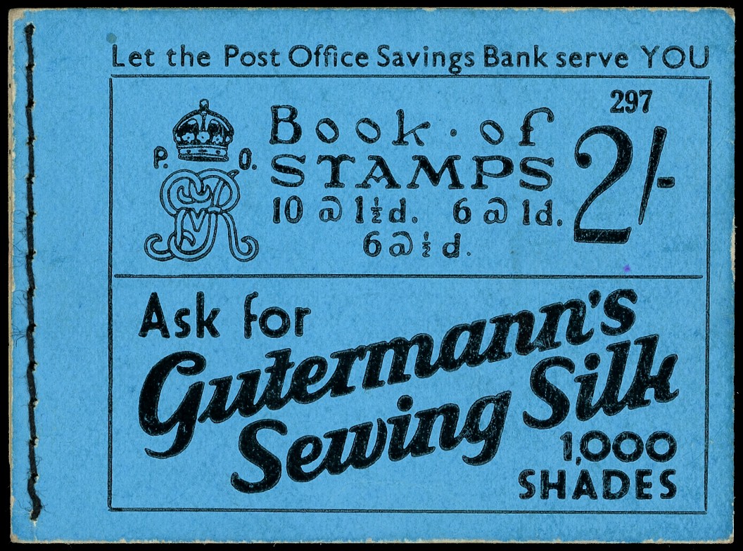 1935 (Jan) 2s. (Edition 297), blue cover booklet