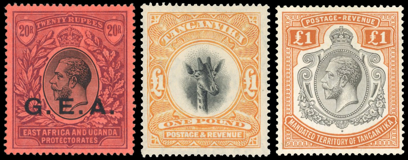 Tanganyika 1916-1961 collection mint