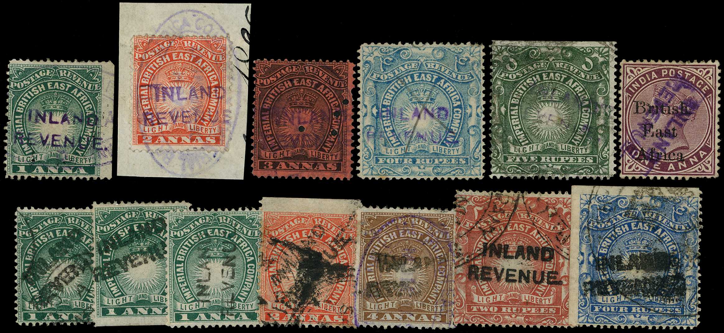 Inland Revenue: Small collection of 1890...