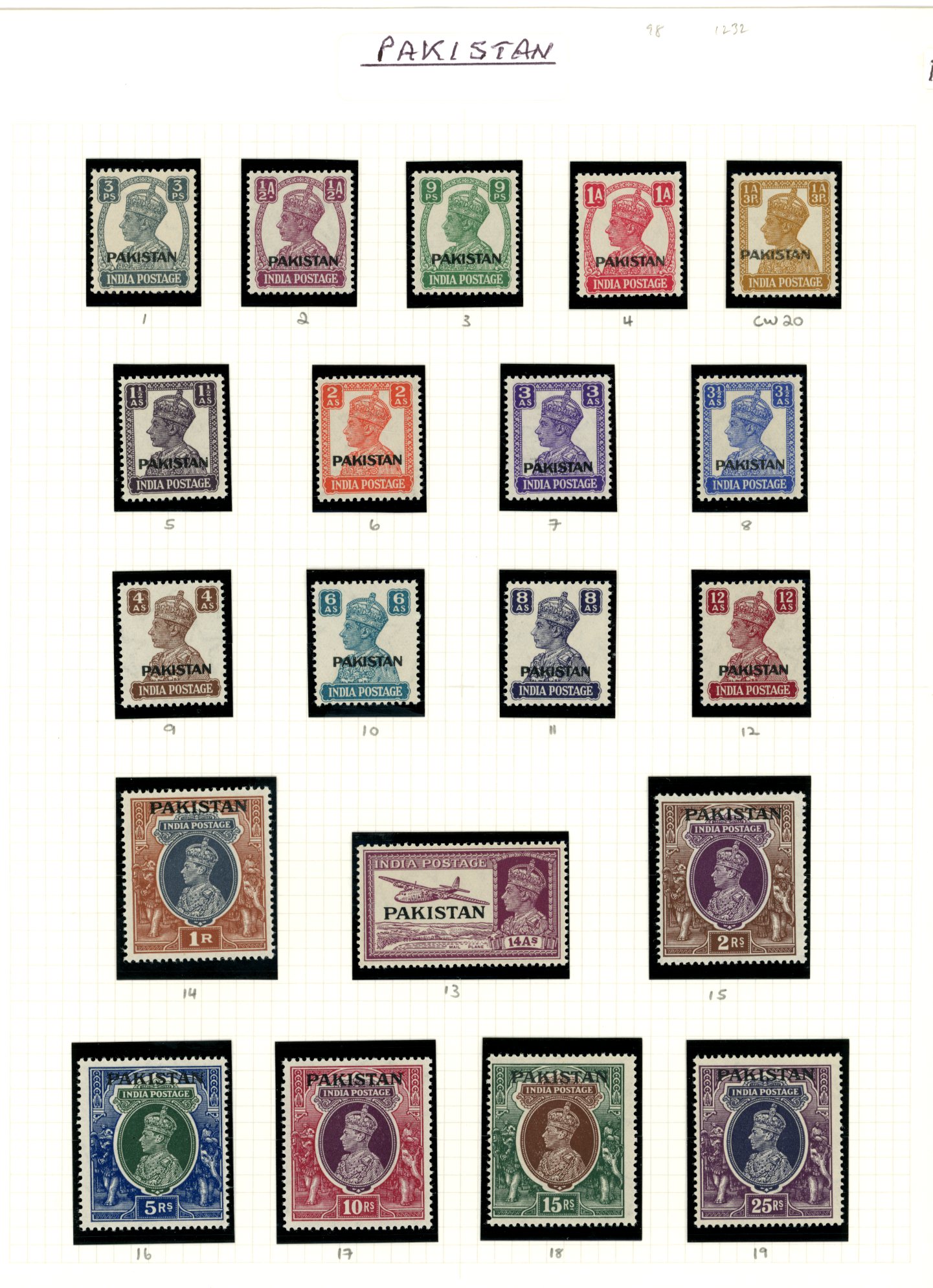 1947-57 KG VI collection (98) on...