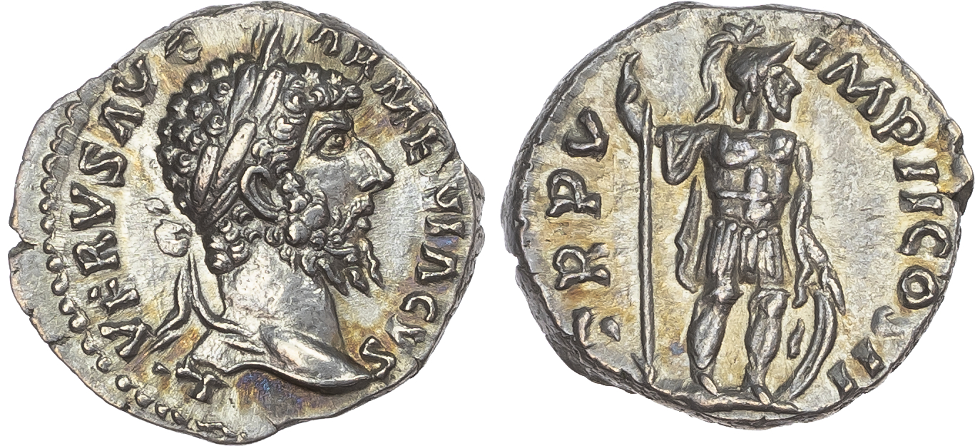 Lucius Verus (AD 161-169) AR Denarius, Rome, AD 164-165, 3.09g. 