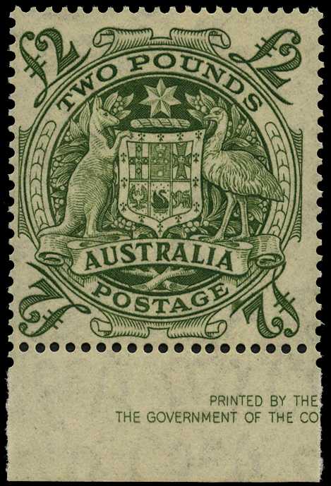 C of A Watermark: 1948-56 £2 green...