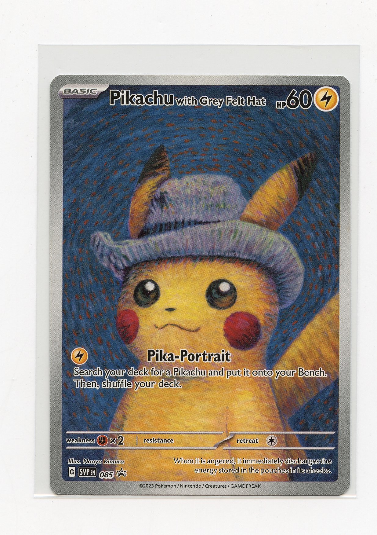 Van Gogh Pikachu #85 Promo - Ungraded (LP+)