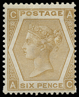 GB 1872  SG123 Pl.12 Mint