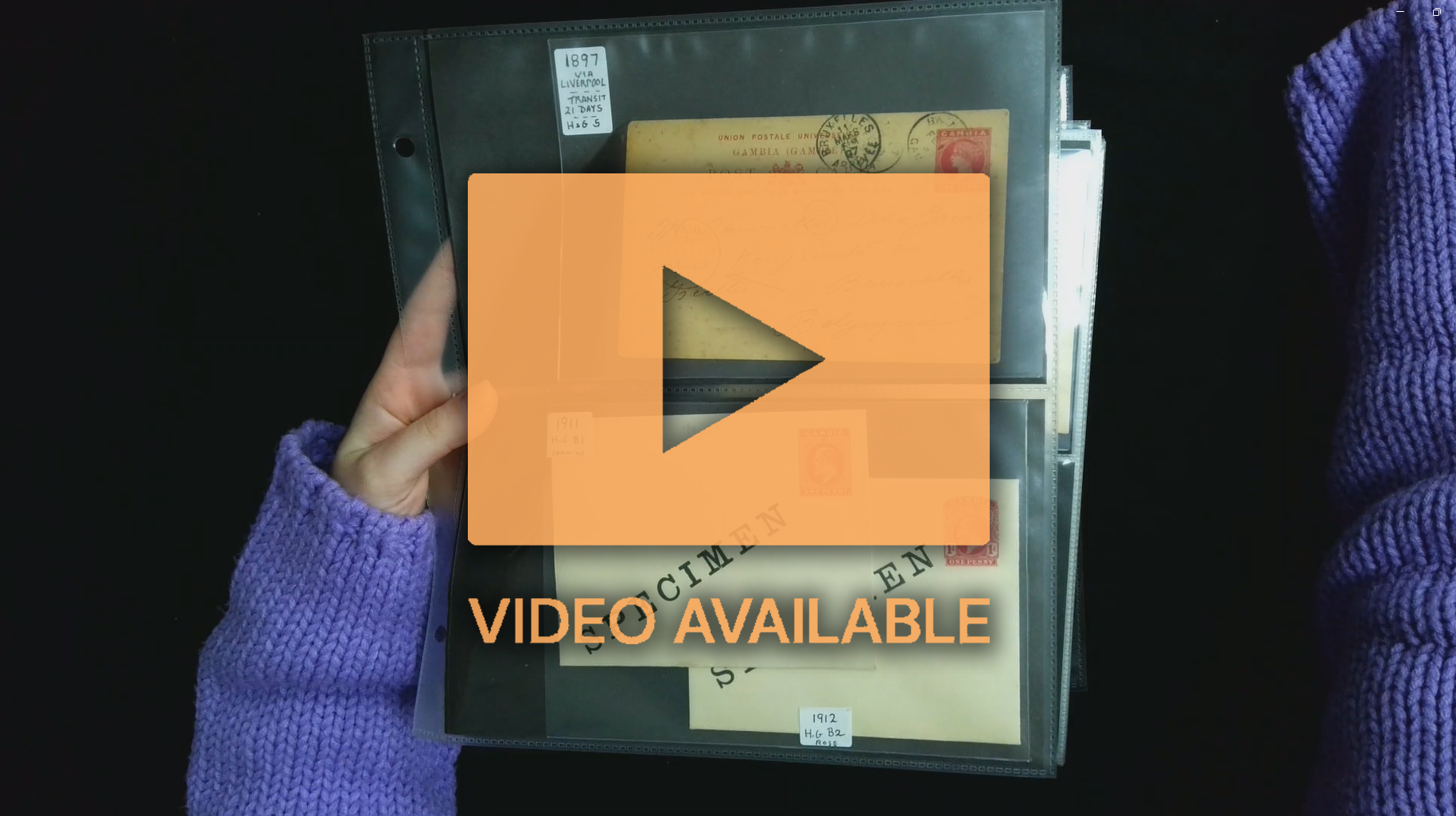 Gambia Postal History collection