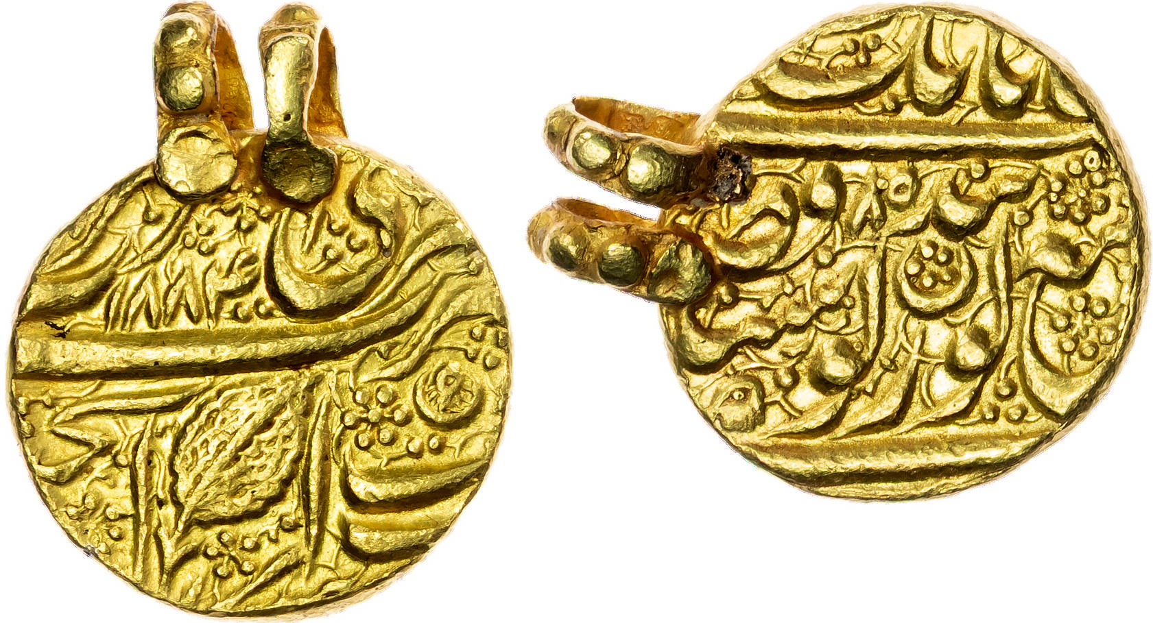 India, Sikh Empire, Ranjit Singh (VS 1858-1896 / 1801-1839 AD), gold Double Mohur